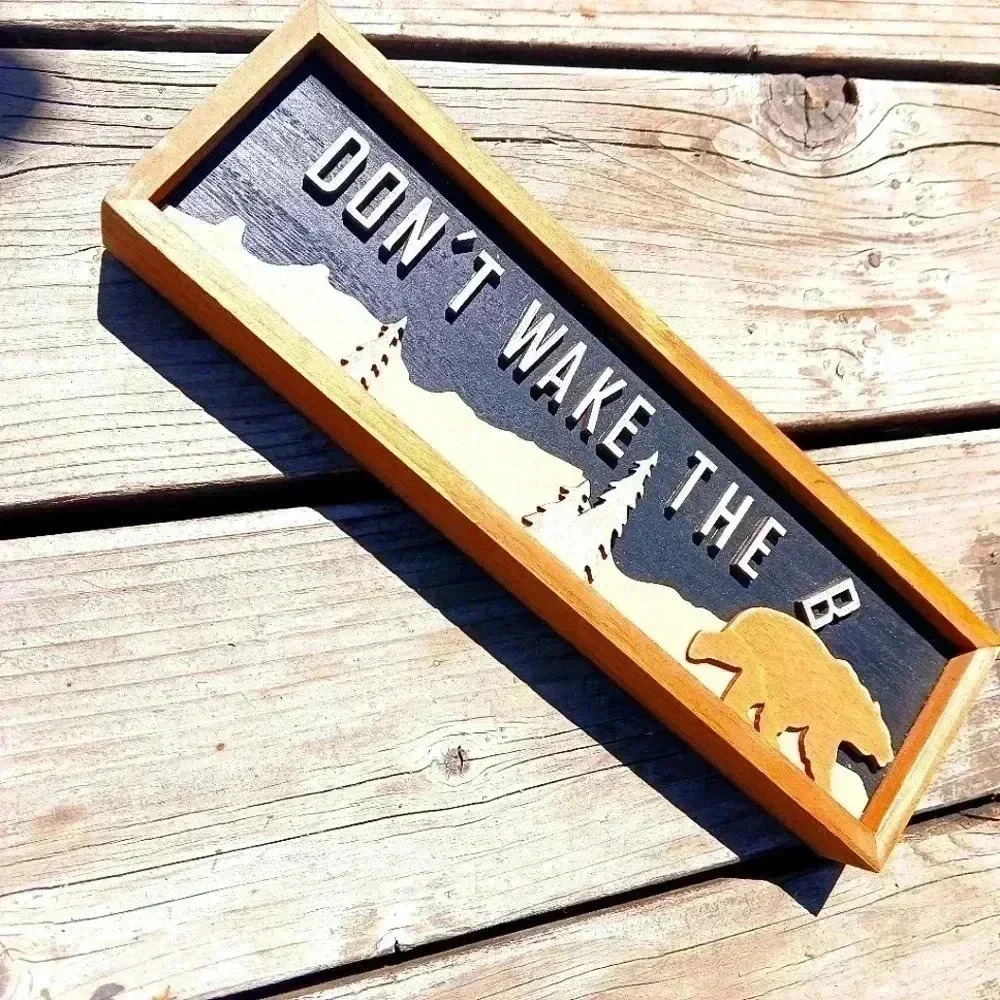 Don't Wake The B...  Wall Decor NWT $14.99
